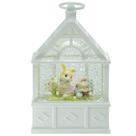 Lanterna Celeiro Com Luz Led Coelho Decoração Páscoa Branco Lanterna Celeiro Com Luz Led Coelho Decoração Páscoa Branco