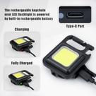 Lanterna Chaveiro Portátil Brilhante 800 Lumens Recarregável