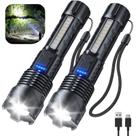 Lanterna Cinlinso High Lumens Recarregável 990000LM, pacote com 2