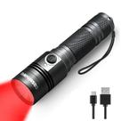Lanterna COSMOING LED vermelha de alta potência recarregável IP65