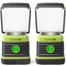 Lanterna de acampamento Consciot 1000LM com 4 modos de luz IPX4, pacote com 2