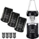 Lanterna de acampamento Gold Armour para quedas de energia, pacote com 4