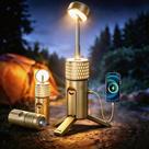 Lanterna de acampamento Proran Tripé telescópico dobrável 12000mAh