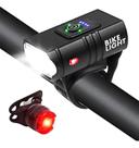 Lanterna De Bicicleta Dianteira E Traseira Bic002 Preto Lanterna De Bicicleta Dianteira E Traseira Bic002 Preto