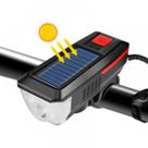 Lanterna De Bike Led T6 Com Carregamento Solar E Usb Lanterna De Bike Led T6 Com Carregamento Solar E Usb