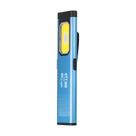 Lanterna de bolso recarregável com dupla luz e 6 modos, azul Lanterna de bolso recarregável com dupla luz e 6 modos, azul