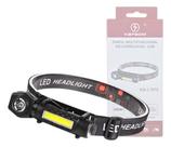 Lanterna De Cabeça 2 Em 1 Luz Led Xpe + Cob KA-L1972