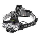 Lanterna de Cabeça 5 Modos 3 LEDs 2 UV Acampamento Trilha Caminhada