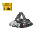 Lanterna De Cabeça Ajustável Com 3 LEDs T6 Alta Potência Profissional