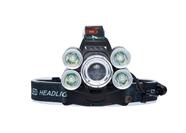 Lanterna de Cabeça C/ 5 LED T6 Cree Profissional Swat Tática