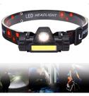 Lanterna De Cabeça De Led Recarregável Usb