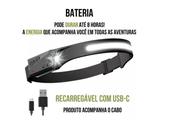 Lanterna De Cabeça Led Recarregável Fita Ajustável Usb Lanterna De Cabeça Led Recarregável Fita Ajustável Usb