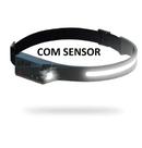 Lanterna De Cabeça Recarregável Com Sensor Infravermelho Cob Led Luz Farol