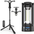 Lanterna de Camping OGERY 18000mAh com Controle Remoto e Luz de Trabalho LED