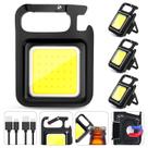 Lanterna de chaveiro MAKDAK Cob Work Light 800 lm, 4 modos, pacote com 4