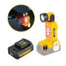 Lanterna de Led Linha Intercambiável Vonder 18V 30, 160 & 200 Lúmens + Bateria 2ah