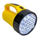 Lanterna De Mão Holofote Com 19 leds Branco Frio Recarregável Bivolt DP-1706