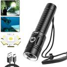 Lanterna de mergulho LED, lanterna impermeável recarregável