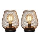Lanterna de mesa LED TRIROCKS, conjunto de 2 lâmpadas operadas por bateria