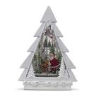 Lanterna de Mesa Papai Noel Musical Importada Resina 28cm