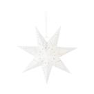Lanterna De Papel Com Pingente Estrela Vazada E Cordão De Luz LED Para Decoração De Janelas, Festas