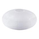Lanterna de papel Qiokhgi branca oval de 22 cm, decoração suspensa