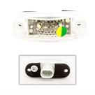 Lanterna de Placa 2 leds Bivolt Cristal - Pradolux