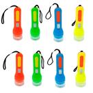Lanterna de plastico com 1 led a bateria