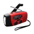 Lanterna De Rádio De Emergência Solar Portátil Manivela Bateria Recarregável Carregador USB SOS