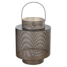 Lanterna Decorativa de Metal Preto e Bronze 30cm SD0275 BTC Lanterna Decorativa de Metal Preto e Bronze 30cm SD0275 BTC