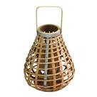 Lanterna decorativa em bambu e metal