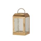 Lanterna Decorativa em Metal e Vidro Dourado 38cm 19878 Mart Lanterna Decorativa em Metal e Vidro Dourado 38cm 19878 Mart