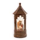 Lanterna Decorativa em Metal Presepio Natal c/Led 30cm