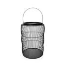 Lanterna Decorativa Em Metal Preto 50x24x24 Cm F04 - D'Rossi