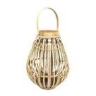Lanterna Decorativa Rattan Design Gracioso Artesanal