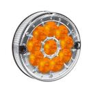 Lanterna Direcional 10 Led Amarelo compativel Libre lato 110Mm 1 Polo Acrilico