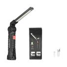 Lanterna Dobrável Recarregável COB LED Lanterna Portátil Magnética De Trabalho Com Gancho Para