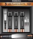 Lanterna Duracell DURABEAM Ultra LED 1000 lúmens, pacote com 3