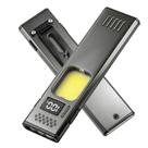 Lanterna EDC ultrafina, mini lanterna USB recarregável