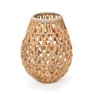 Lanterna Em Fibra Natural Mart 41x32cm