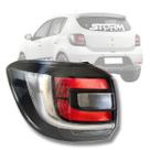 Lanterna Esquerda Luz de Freio Sandero ano 2015 A 2020 lente Fumê Renault sinaleira 2016 2017 2019 2019 Hi-power Easy-r Vibe