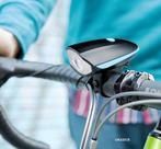 Lanterna Farol Led Bike Recarregável Usb Buzina 120db