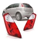 Lanterna Fiat Punto 2007 2008 2009 2010 2011 2012 - Bicolor