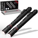 Lanterna Forto, caneta recarregável, 400 lúmens, IP67, pacote com 2
