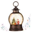 Lanterna Globo de Neve de Natal JEDAWN com música e luzes Lanterna Globo de Neve de Natal JEDAWN com música e luzes