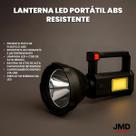 Lanterna Holofote Mão Recarregavel Usb Prova D'água Farolete
