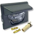 Lanterna iluminação luz de placa para fiat uno 1984 até 2002 e mitsubishi l200 de 1998 até 2001