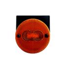 Lanterna Lateral 85mm Lantersul Âmbar Com Conector