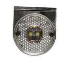 Lanterna Lateral Com Suporte Led Branco Para Carreta - LRS1007C