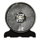 Lanterna Lateral Frontal Redonda Led Branco Bivolt Modelo Randon 66mm Com Suporte Chicote - GF7.118.10CR